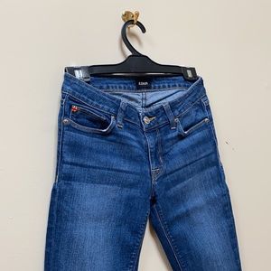 Hudson mid rise skinny jeans